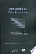 Télécharger le livre libro Méthodologie De L'interdisciplinaire